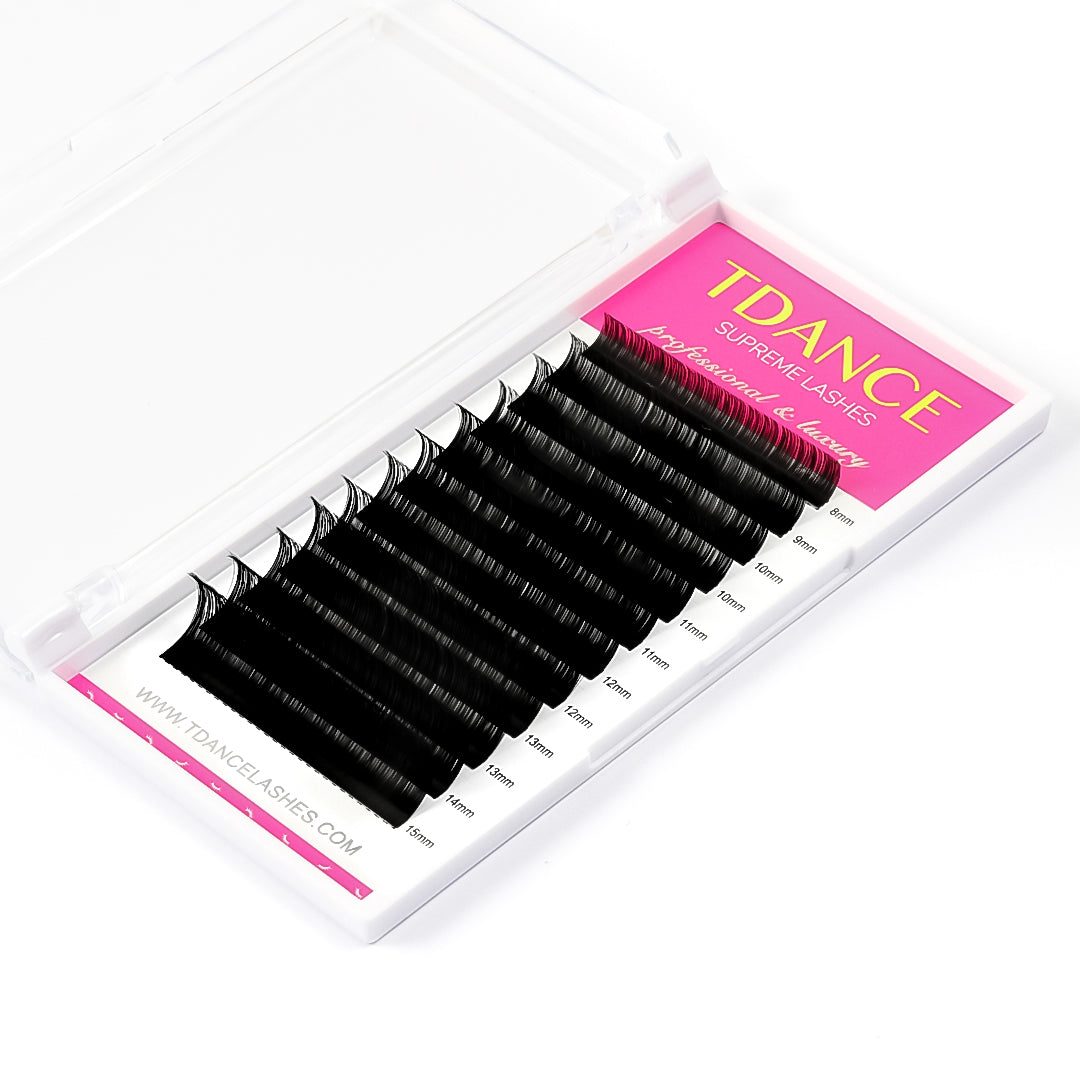 0.03mm Royal Sable Mega Volume Eyelash Extensions(Super Black , Super Matte）