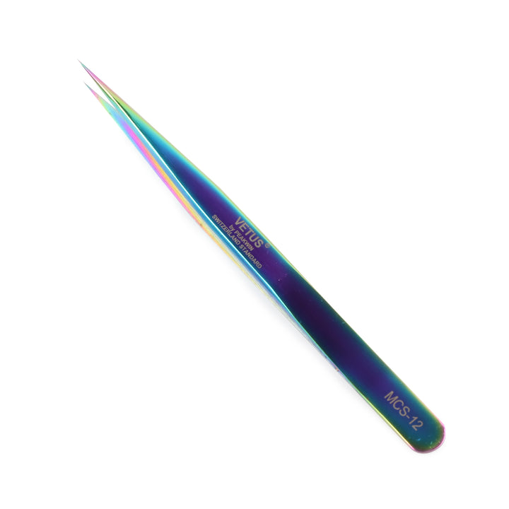 MCS-12 Dazzling Nonmagnetic Tweezers More Durable For Eyelash Extension