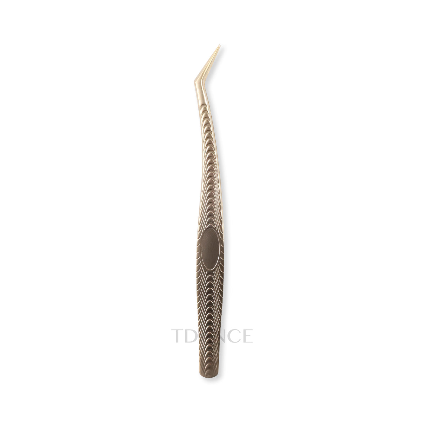 TF-04 Fish Scale Gold Tweezers For Eyelash Extension
