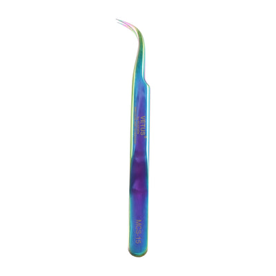 MCS-15 Dazzling Nonmagnetic Tweezers More Durable For Eyelash Extension