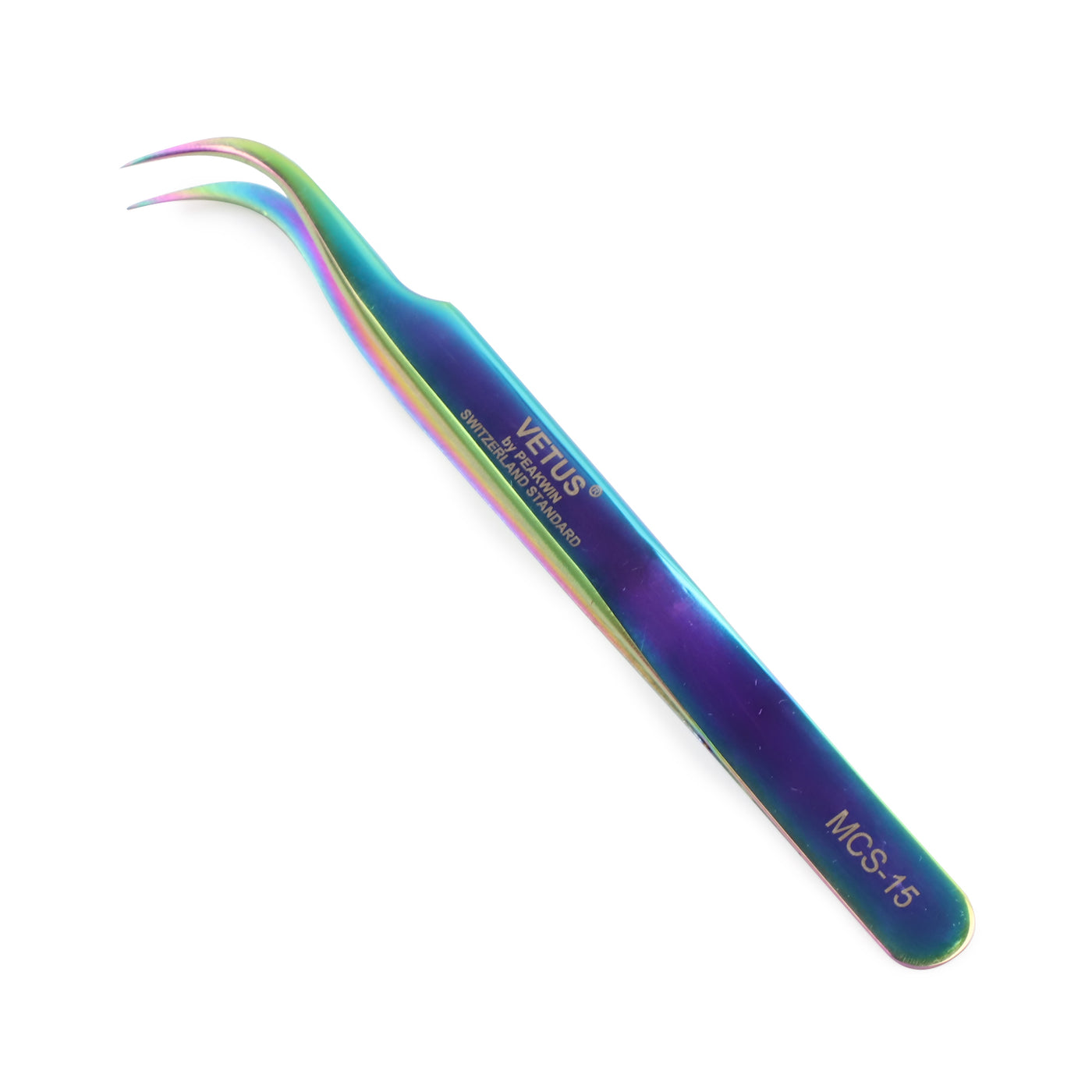 MCS-15 Dazzling Nonmagnetic Tweezers More Durable For Eyelash Extension