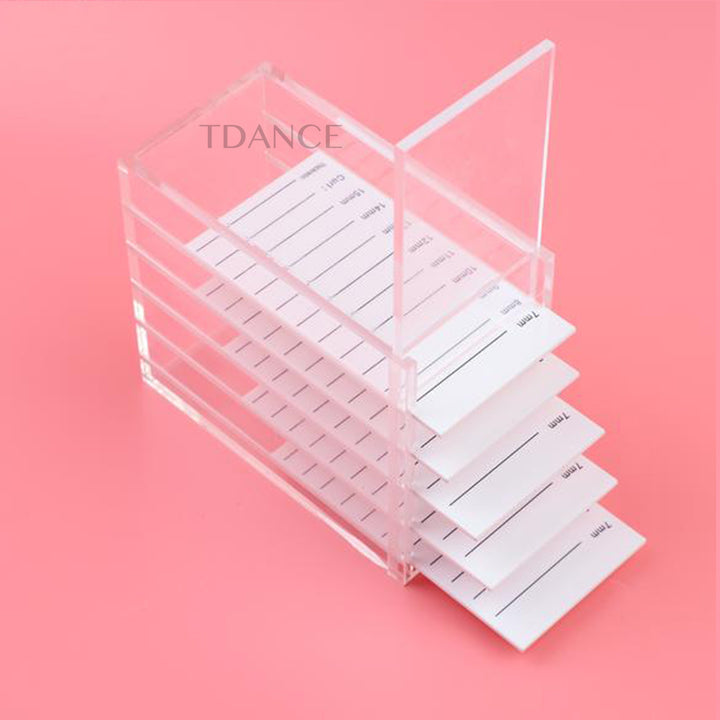 5 Layers Eyelash Storage Box Transparent