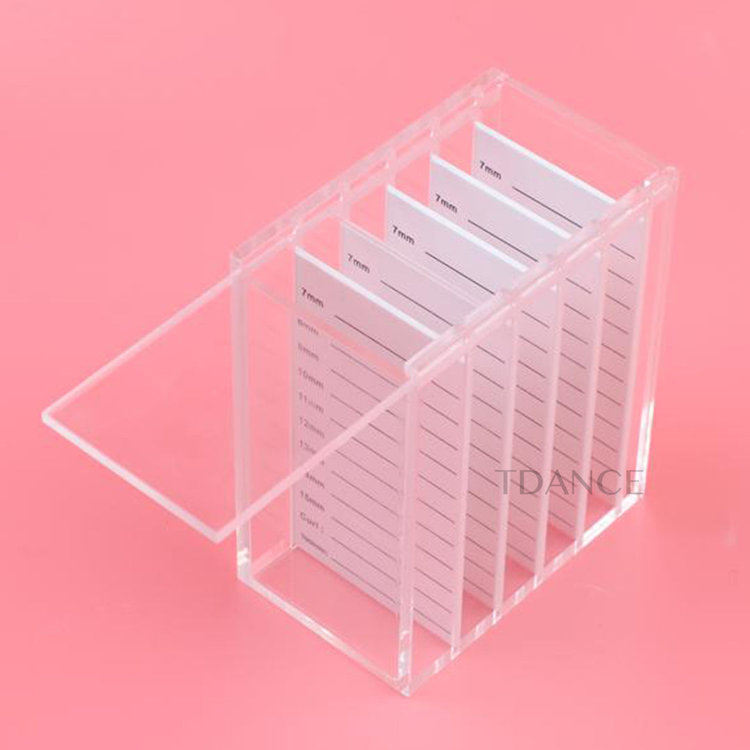 5 Layers Eyelash Storage Box Transparent