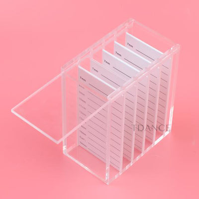 5 Layers Eyelash Storage Box Transparent