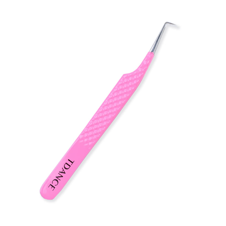 TP-04 Pink-Pinzetten für die Wimpernverlängerung
