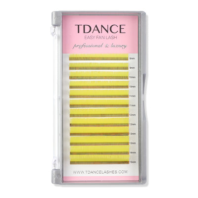 0.07MM Easy Fan Colored Volume Eyelash Extensions