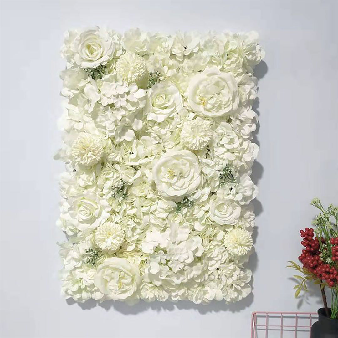 Decoración de la pared del salón de belleza floral