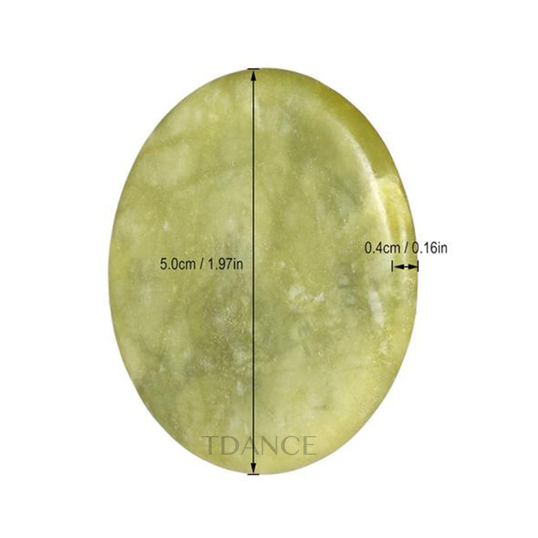 Soporte de pegamento de piedra de jade para extensión de pestañas de 2 pulgadas
