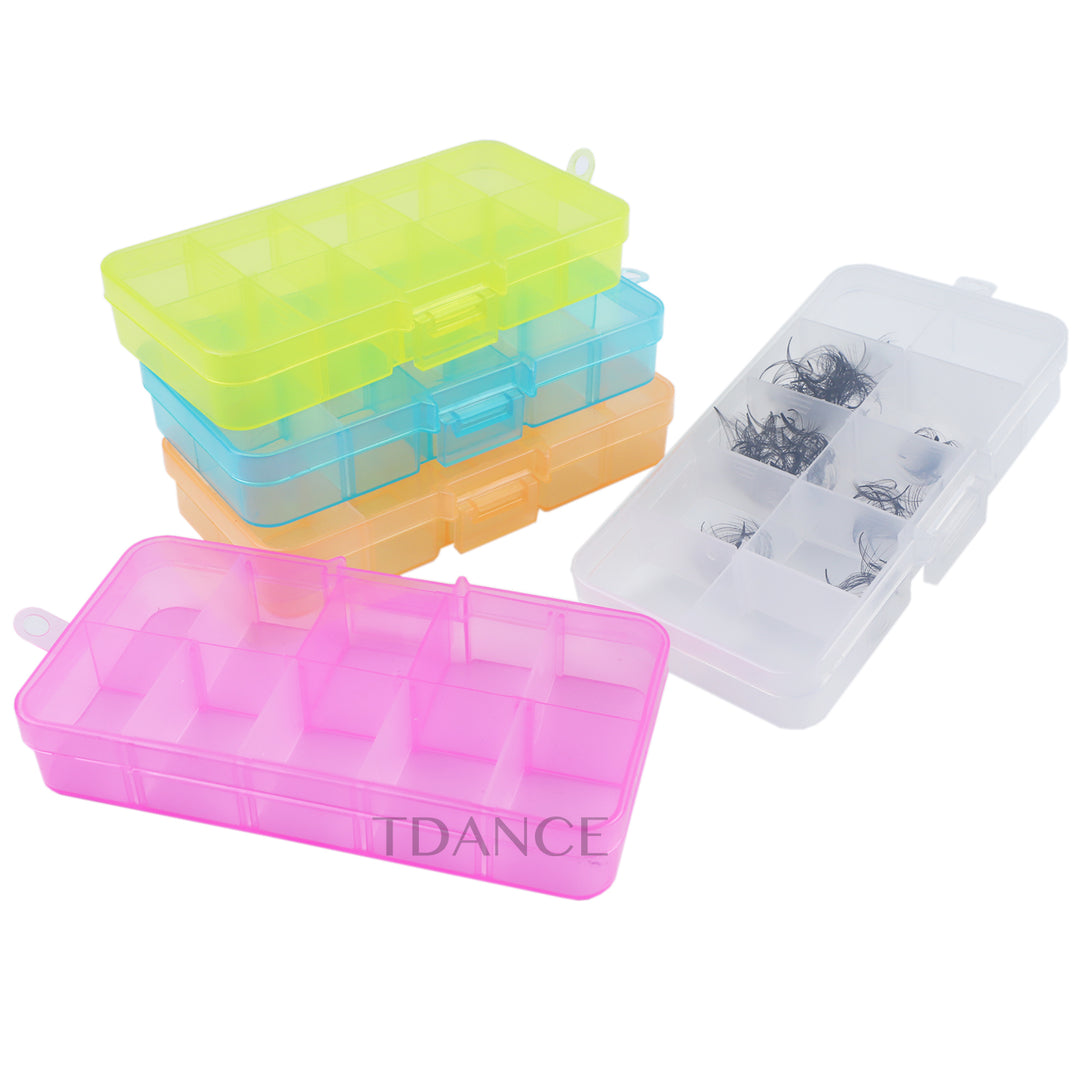 10-Grid Premade Fans Storage Box