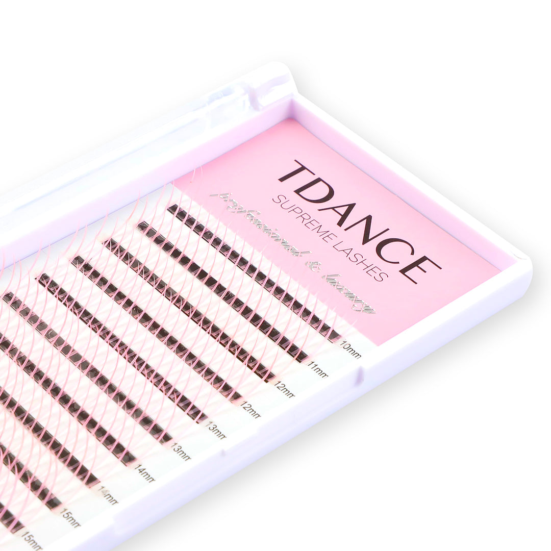 0.07MM Premade Spikes Colored Eyelash Extensions