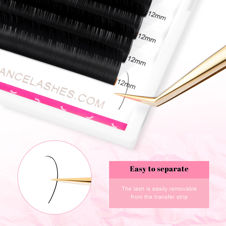 0.15MM Ellipse Flat Classic Eyelash Extensions