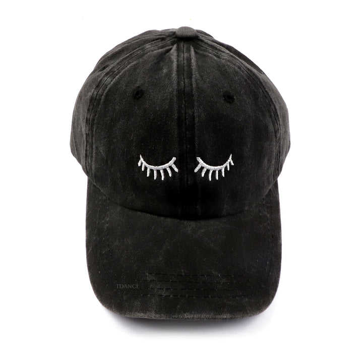 New Eyelashes embroidery Baseball Cap Summer Fashion Hat