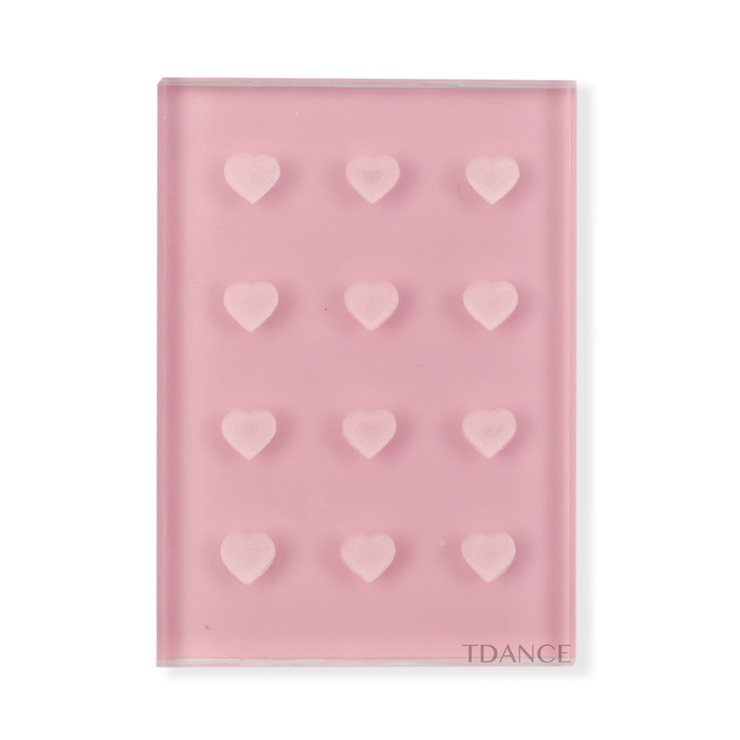 12 Heart-Shaped Hole Glue Holder