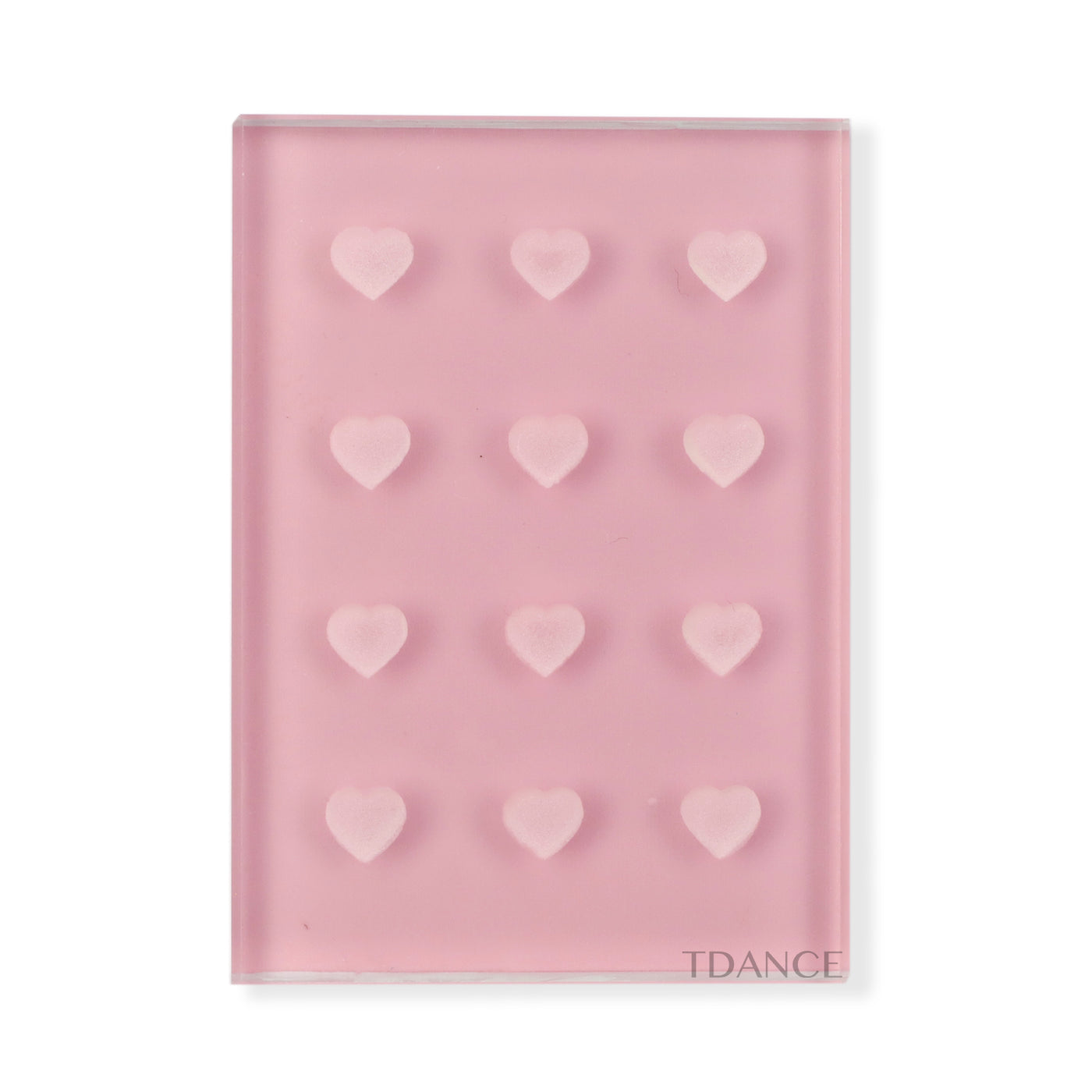 12 Heart-Shaped Hole Glue Holder