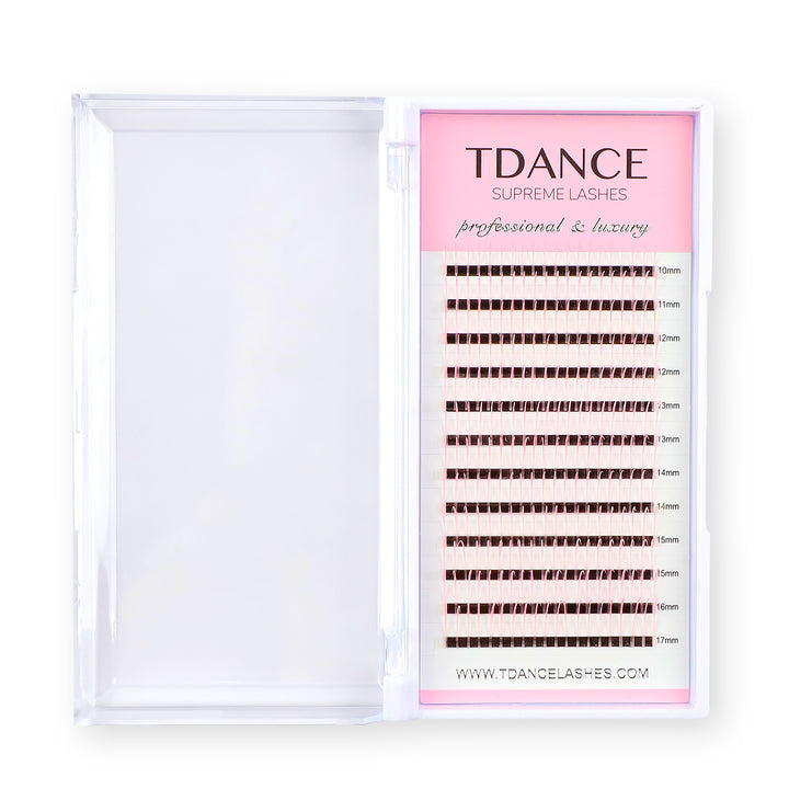 0.07MM Premade Spikes Colored Eyelash Extensions