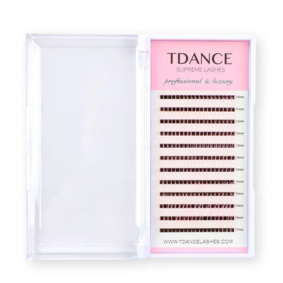 0.07MM Premade Spikes Colored Eyelash Extensions