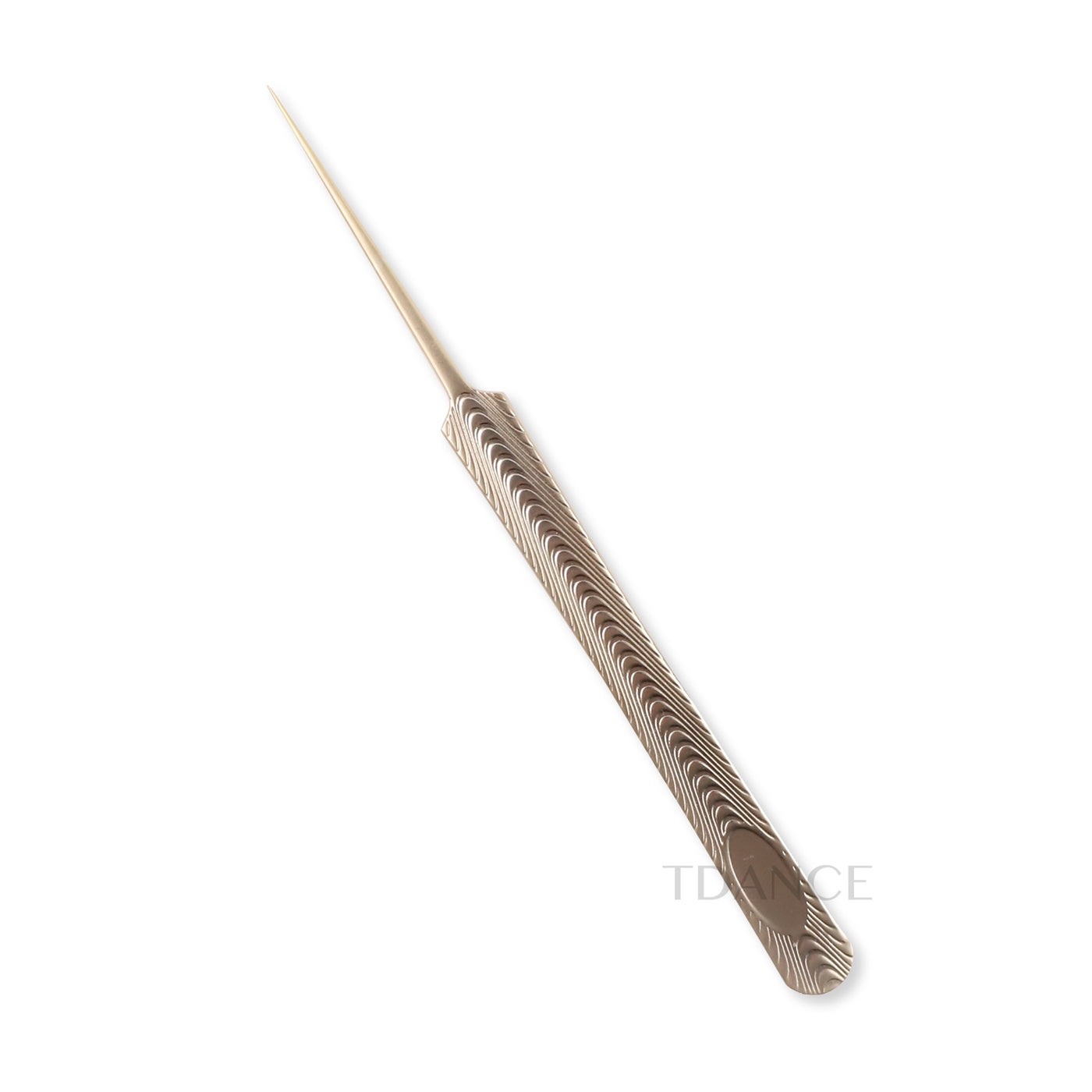 TF-09 Fish Scale Gold Tweezers For Eyelash Extension