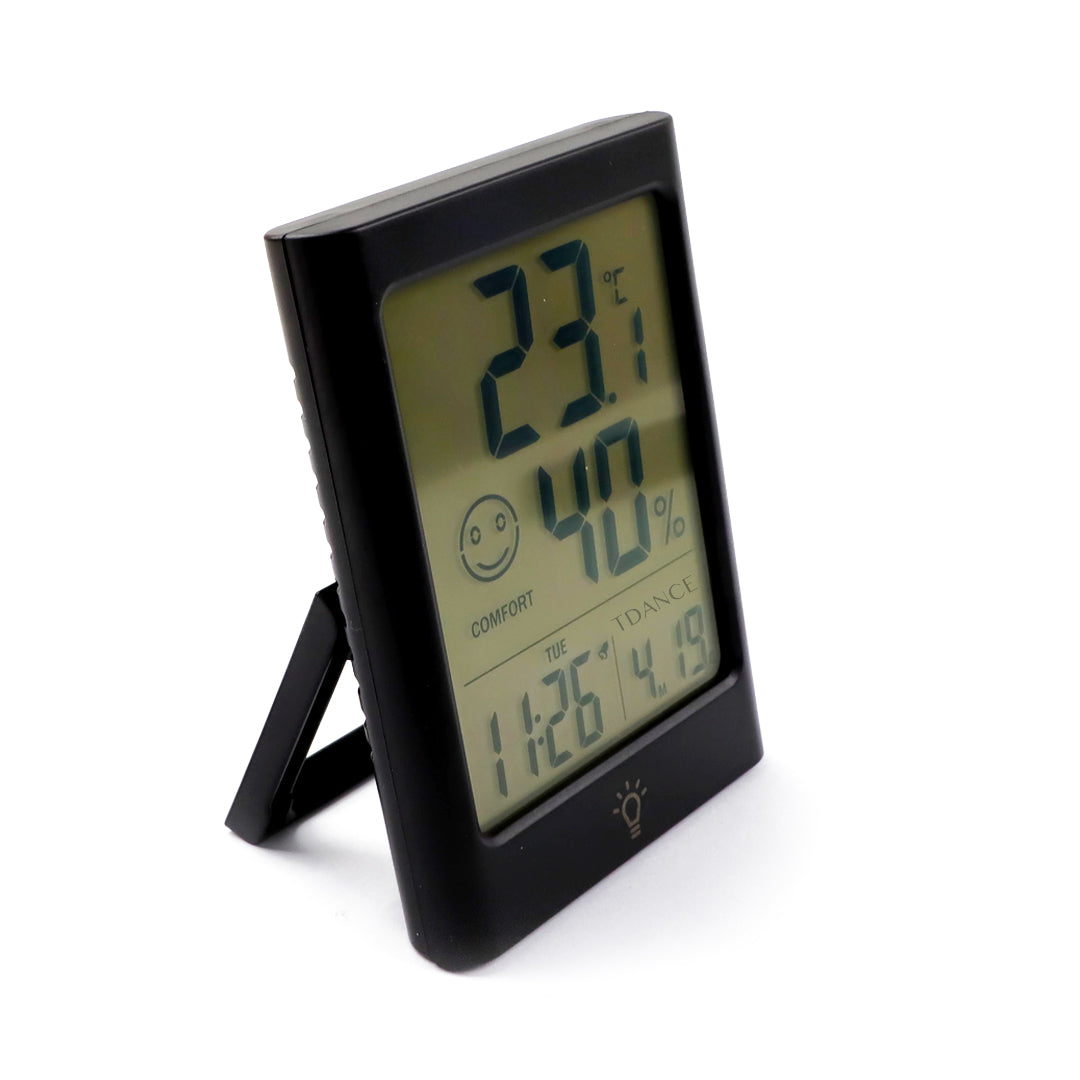 Medidor inteligente de temperatura y humedad con despertador