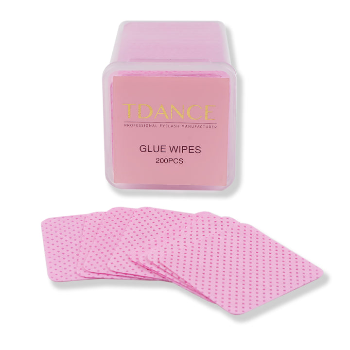 Pink Adhäsive Tücher für Wimpernverlängerungen (200pcs)