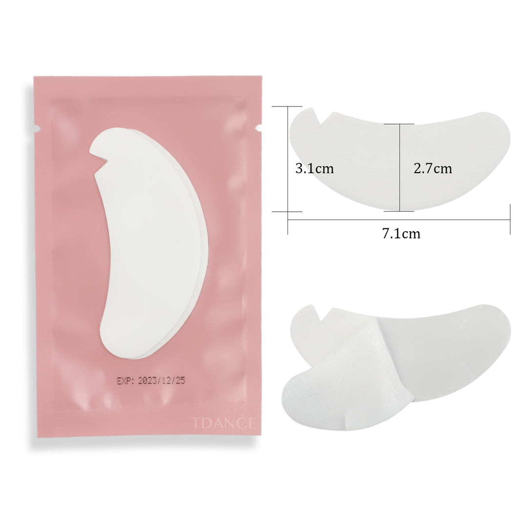 Pads de gel d'œil pré-coupés 50pcs / pack