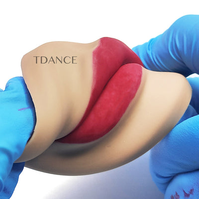 3D Lips Practice Silicone Skin Permanent Makeup Fake Skin Lips