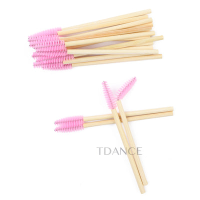 Bamboo Eyelash Brush (50Pcs/Pack)