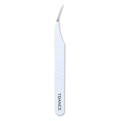 TW-01 White Tweezers For Eyelash Extension
