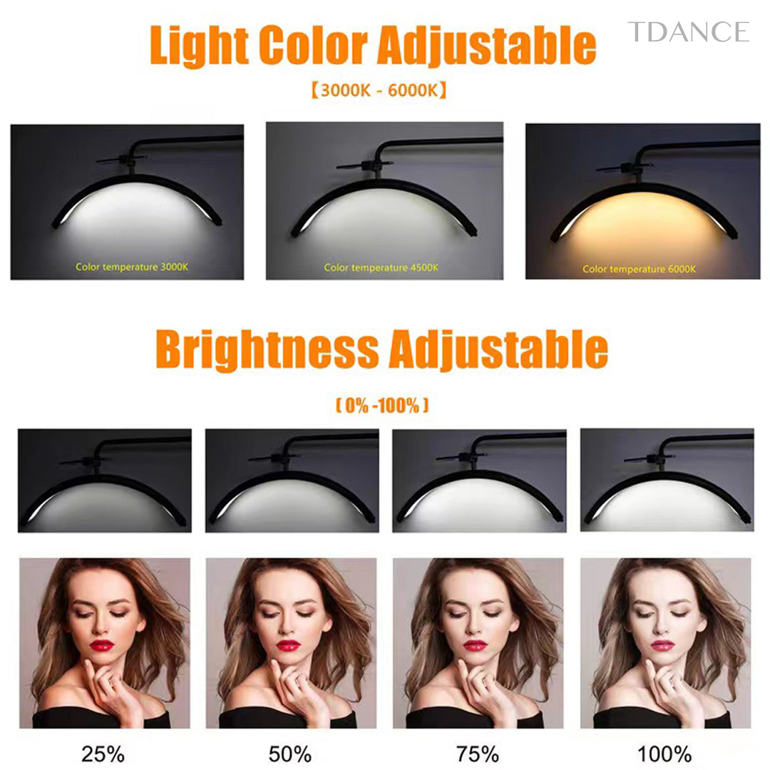 LED Moon Light Half Lamp for Eyelash Extensions