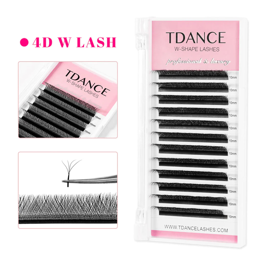 W Style 4D Premade Volume Fan Lashes – TDANCE