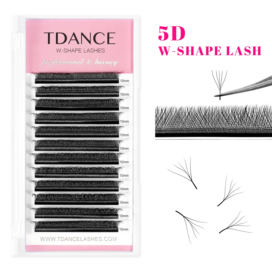 Wholesale W Style 5D Premade Volume Fan Lashes