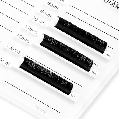 Eyelash Extension Double Glass Lash and Glue Holder Pallet