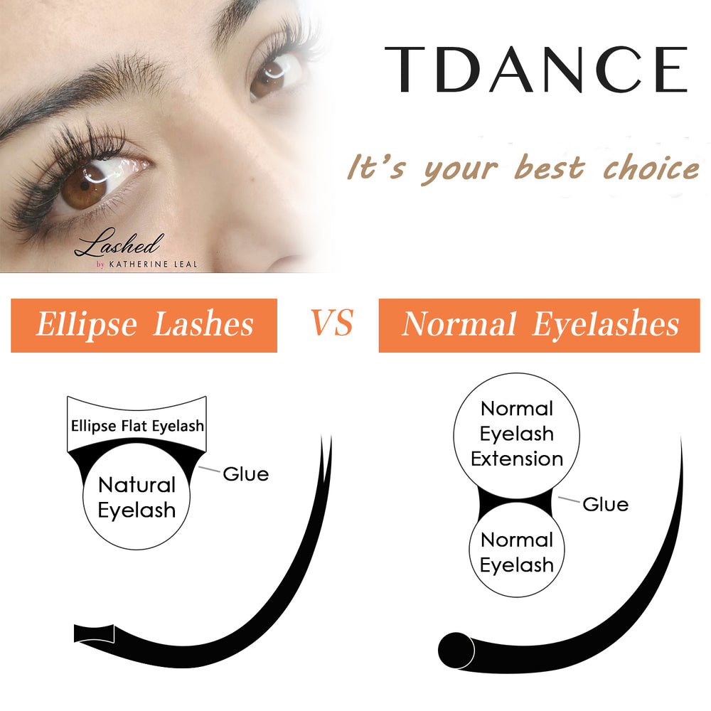 0.20MM Ellipse Flat Classic Eyelash Extensions