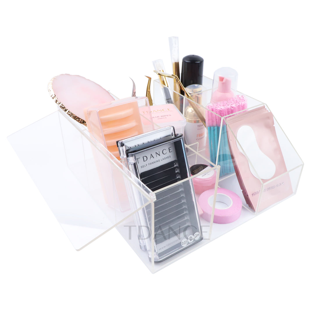 Cosmetic Organizer Eyelash Extension Tools Storage Box