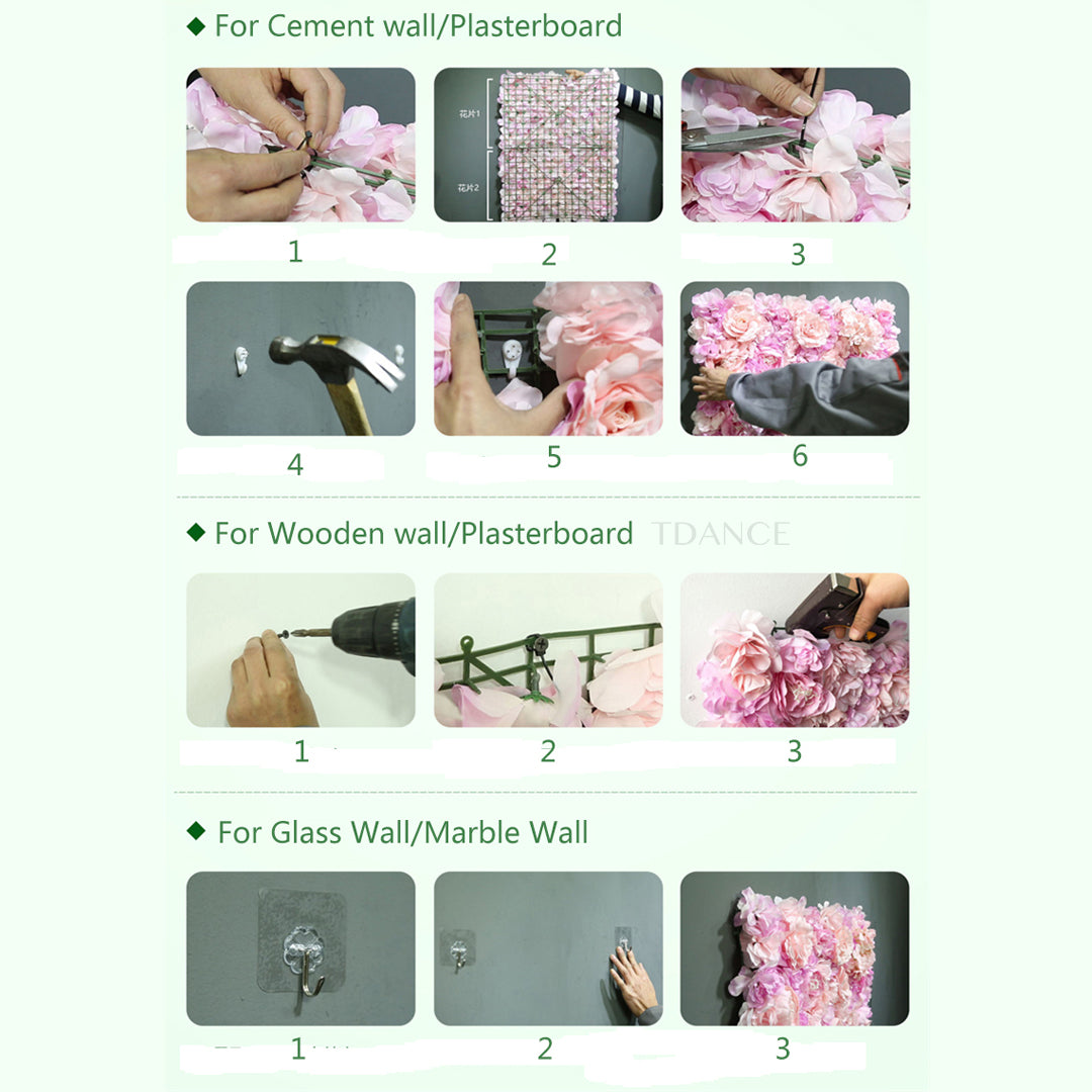 Floral Beauty Salon Wall Decor