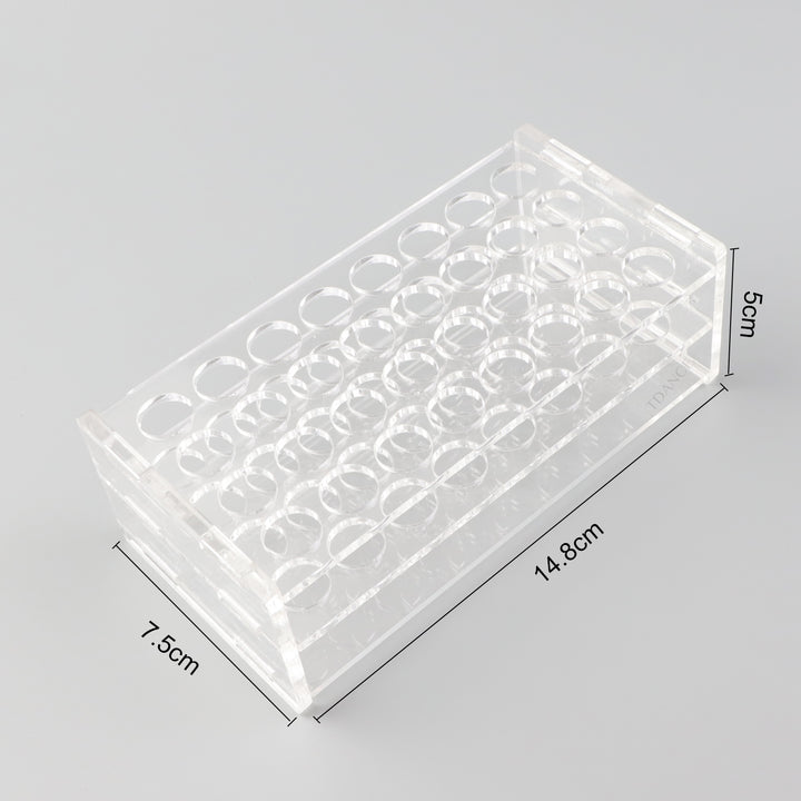 32 Sockets Clear Acrylic Eyelash Brushes Rack