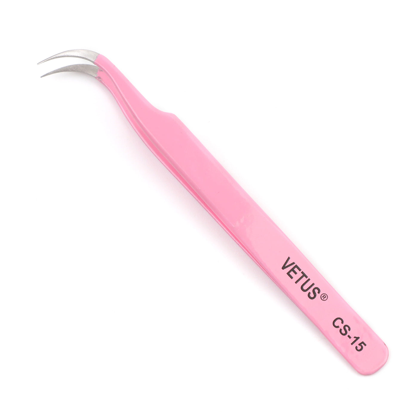 PINK CS-15 Tweezers For Eyelash Extension