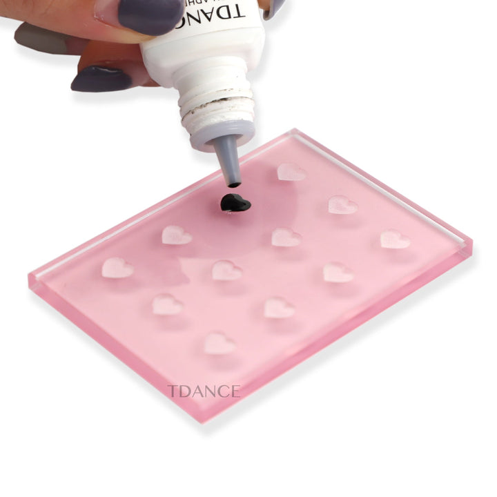 Wholesale 12 Heart-Shaped Hole Glue Holder