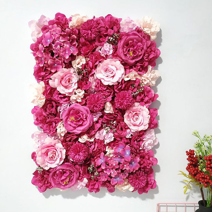 Decoración de la pared del salón de belleza floral