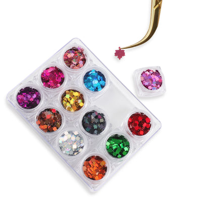 Eco-Friendly PET Decorative Sequin For Lash Extension（12 color）