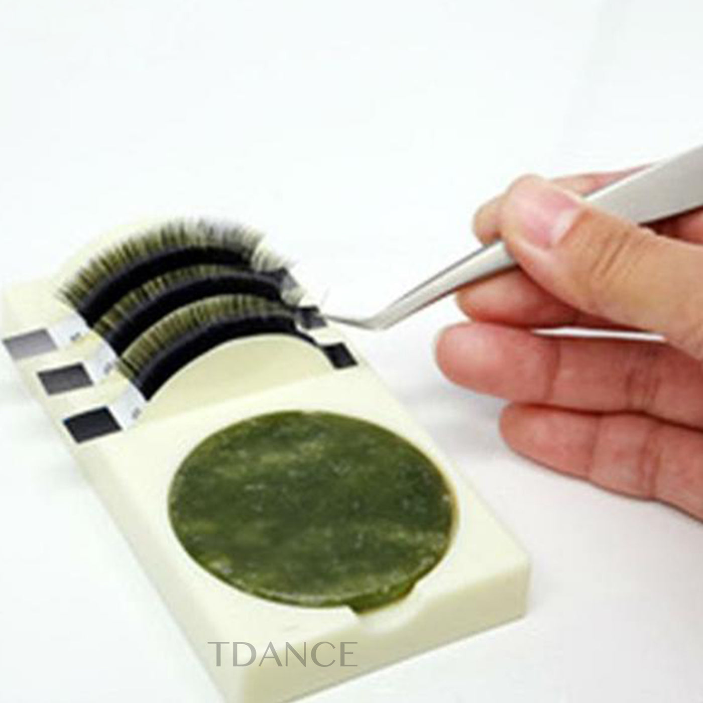 Jade Stone Lash & Glue Holder Pallet