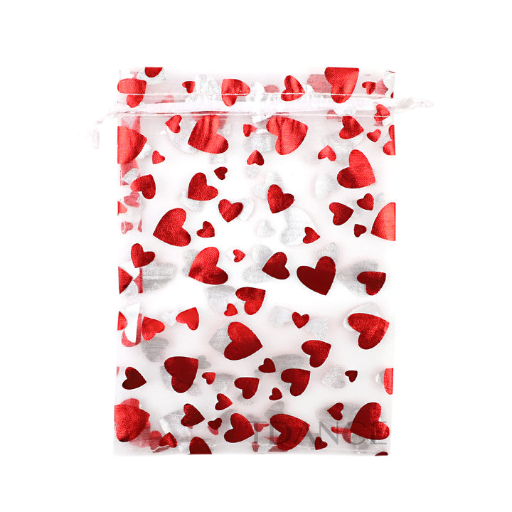 Valentinstag Geschenk -Mesh -Tasche (100 PCs)