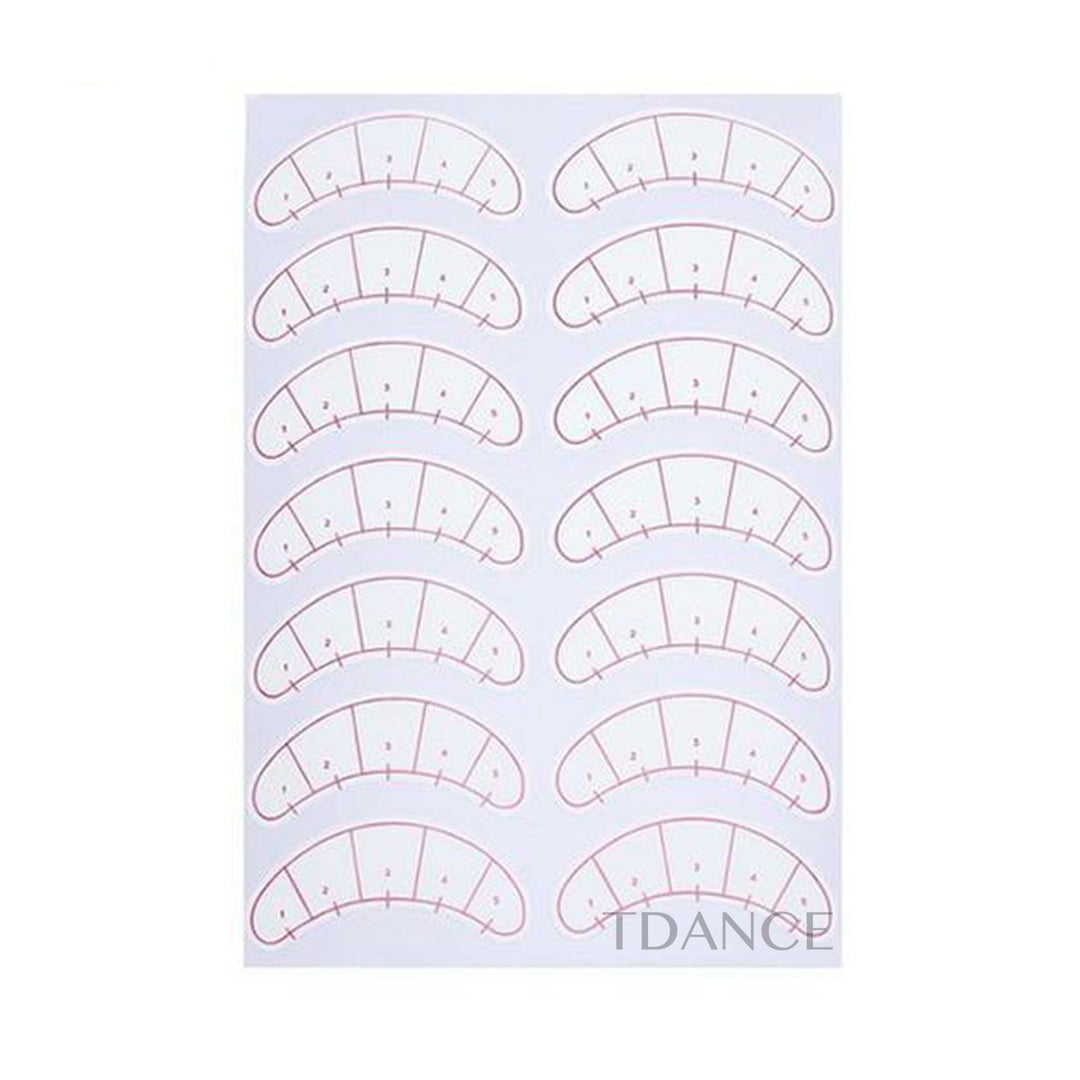 Carte des cils 10pcs / pack