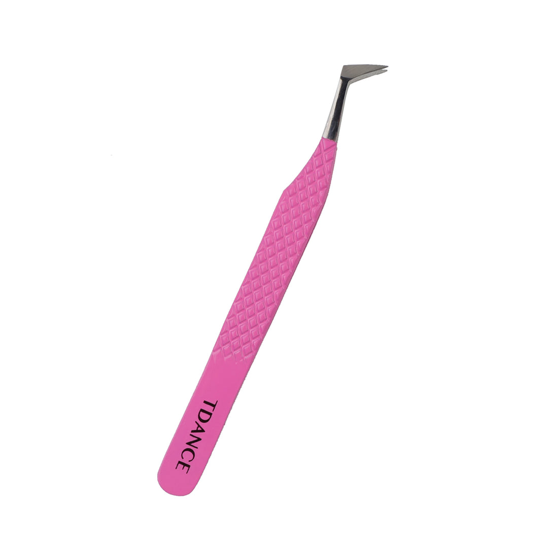 TP-07 Pink Tweezers For Eyelash Extension