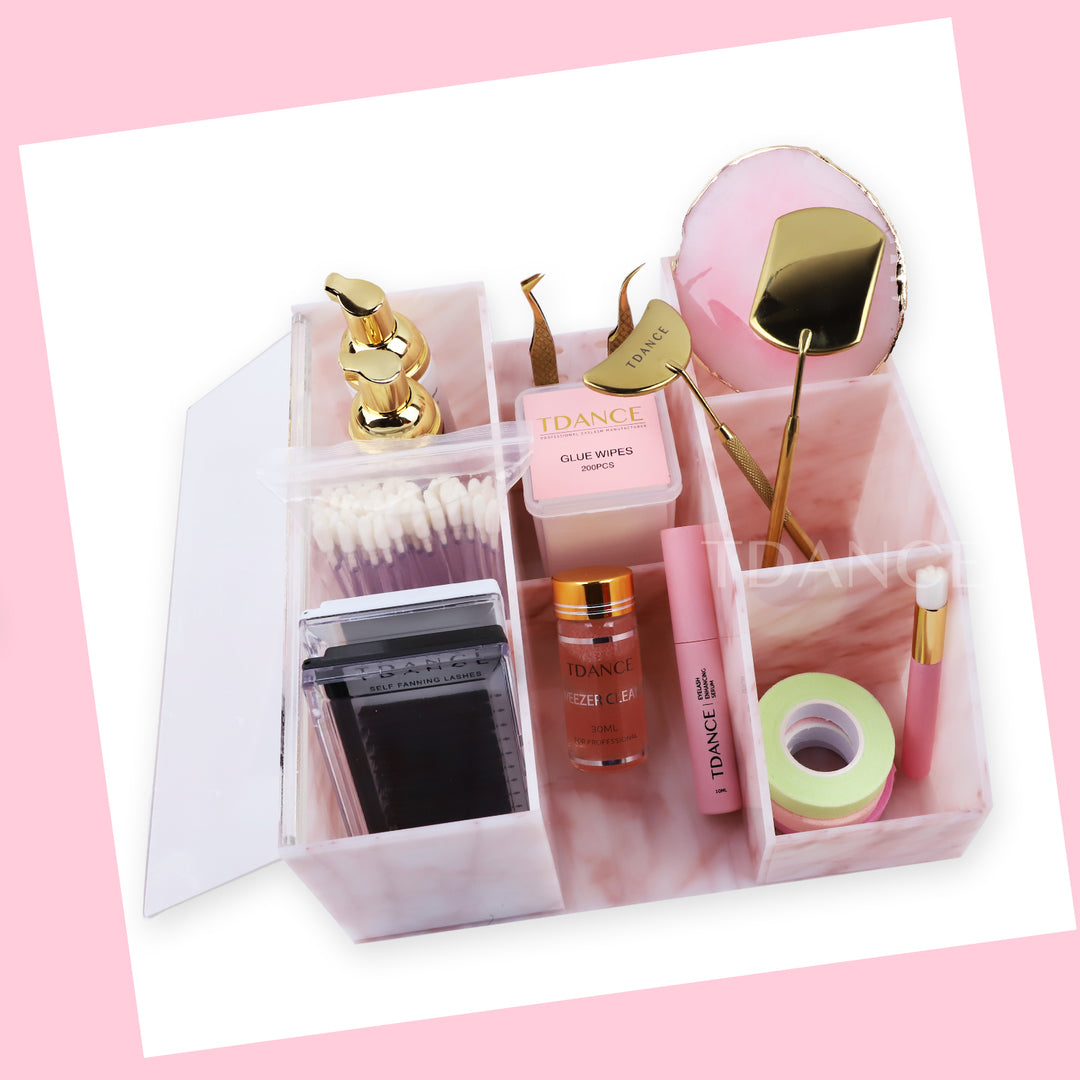 Cosmetic Organizer Eyelash Extension Tools Storage Box