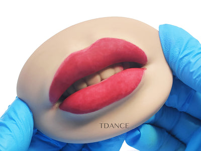 3D Lips Practice Silicone Skin Permanent Makeup Fake Skin Lips