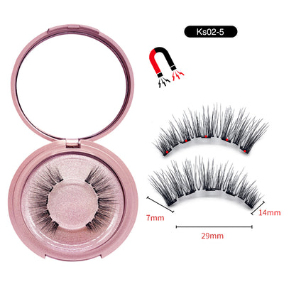 Magnetic Eyelashes with Eyeliner Kit KS02-5 (4603677868120)