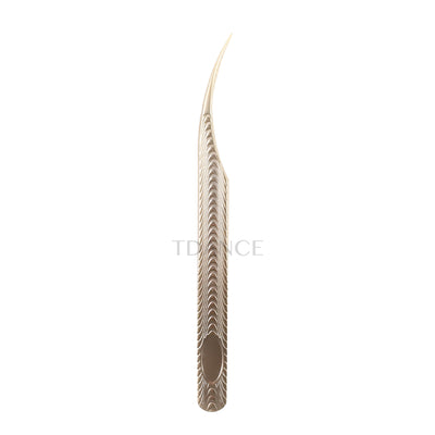 TF-05 Fish Scale Gold Tweezers For Eyelash Extension