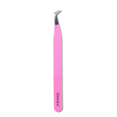 TP-06 Pink Tweezers For Eyelash Extension
