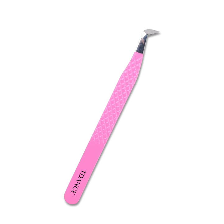 TP-06 Pink Tweezers For Eyelash Extension