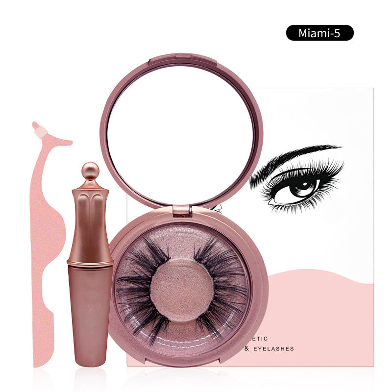 Magnetic Eyelashes with Eyeliner Kit Miami-5 (4603679768664)